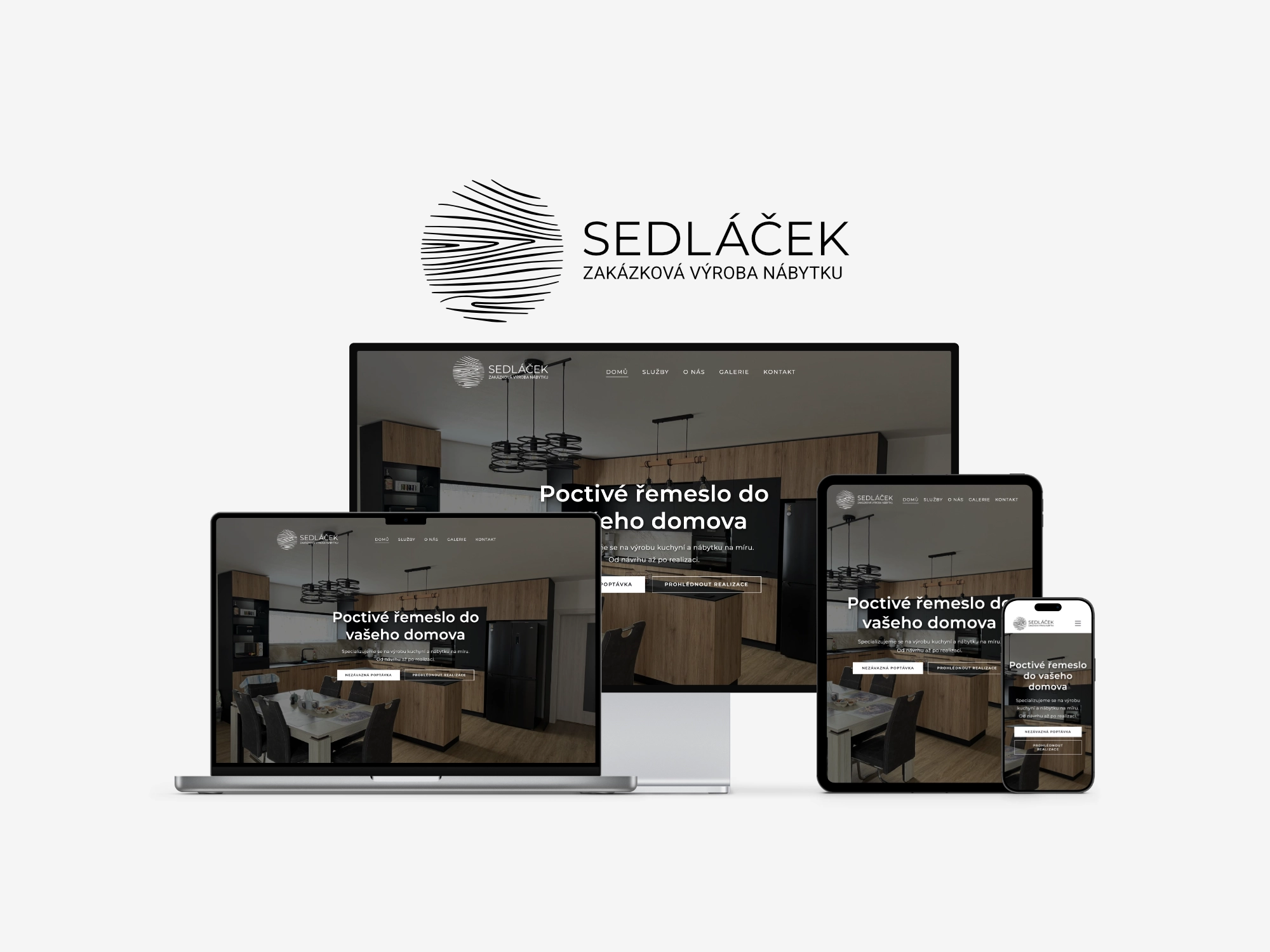 Sedláček Nábytek mockup